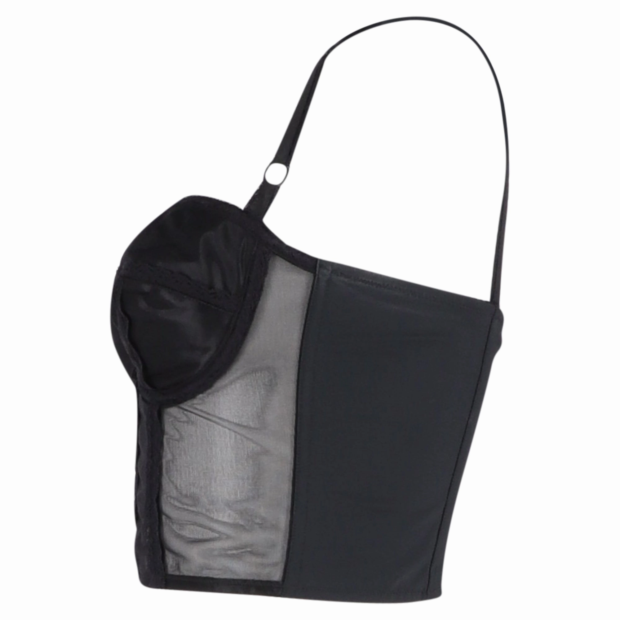 Dolce & Gabbana Bustier Top in Black Nylon