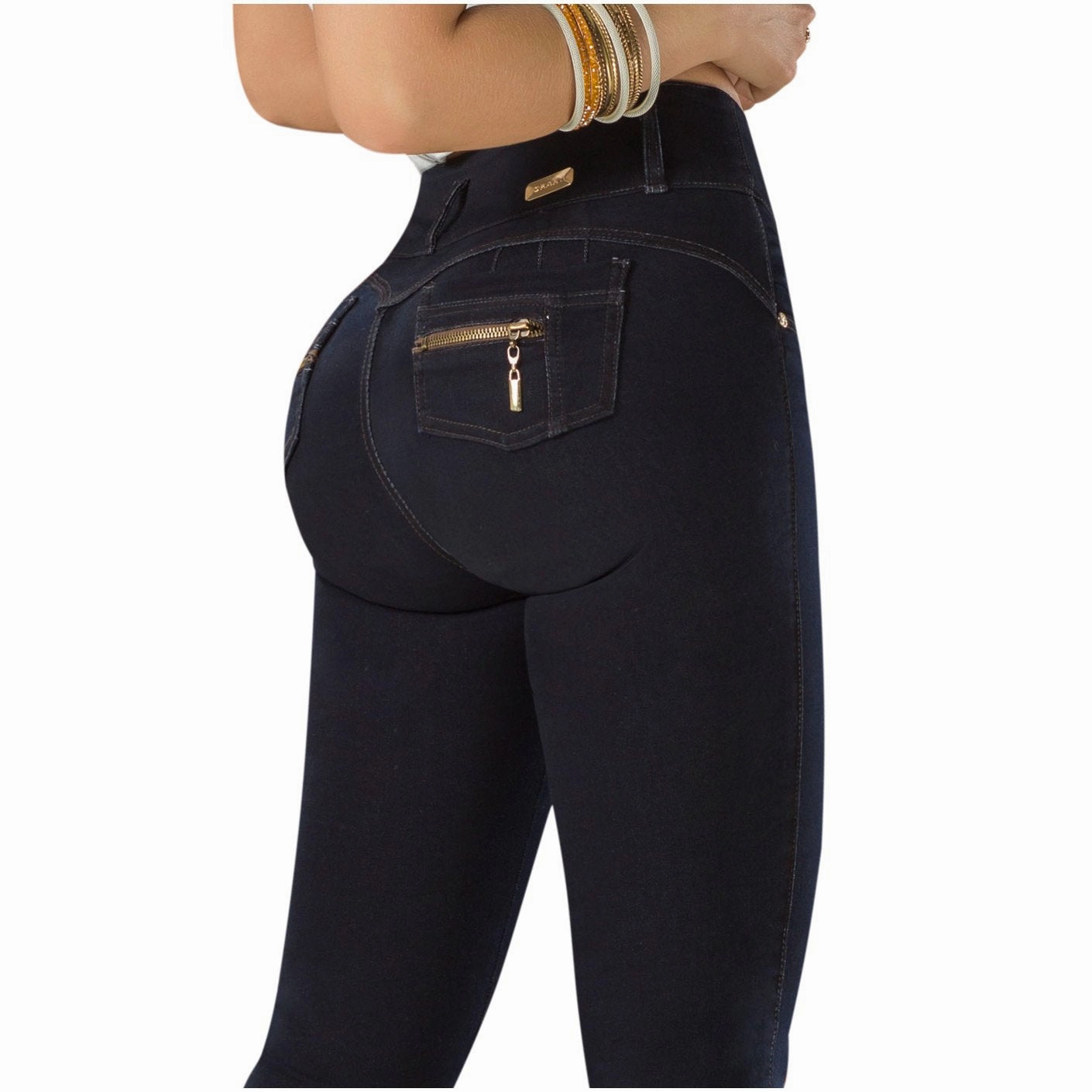 DRAXY 1321 Colombian Butt Lifting Skinny Jeans