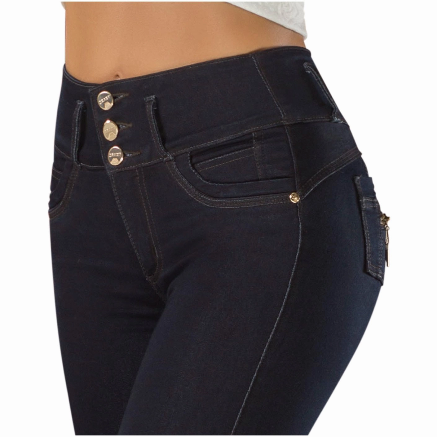DRAXY 1321 Colombian Butt Lifting Skinny Jeans