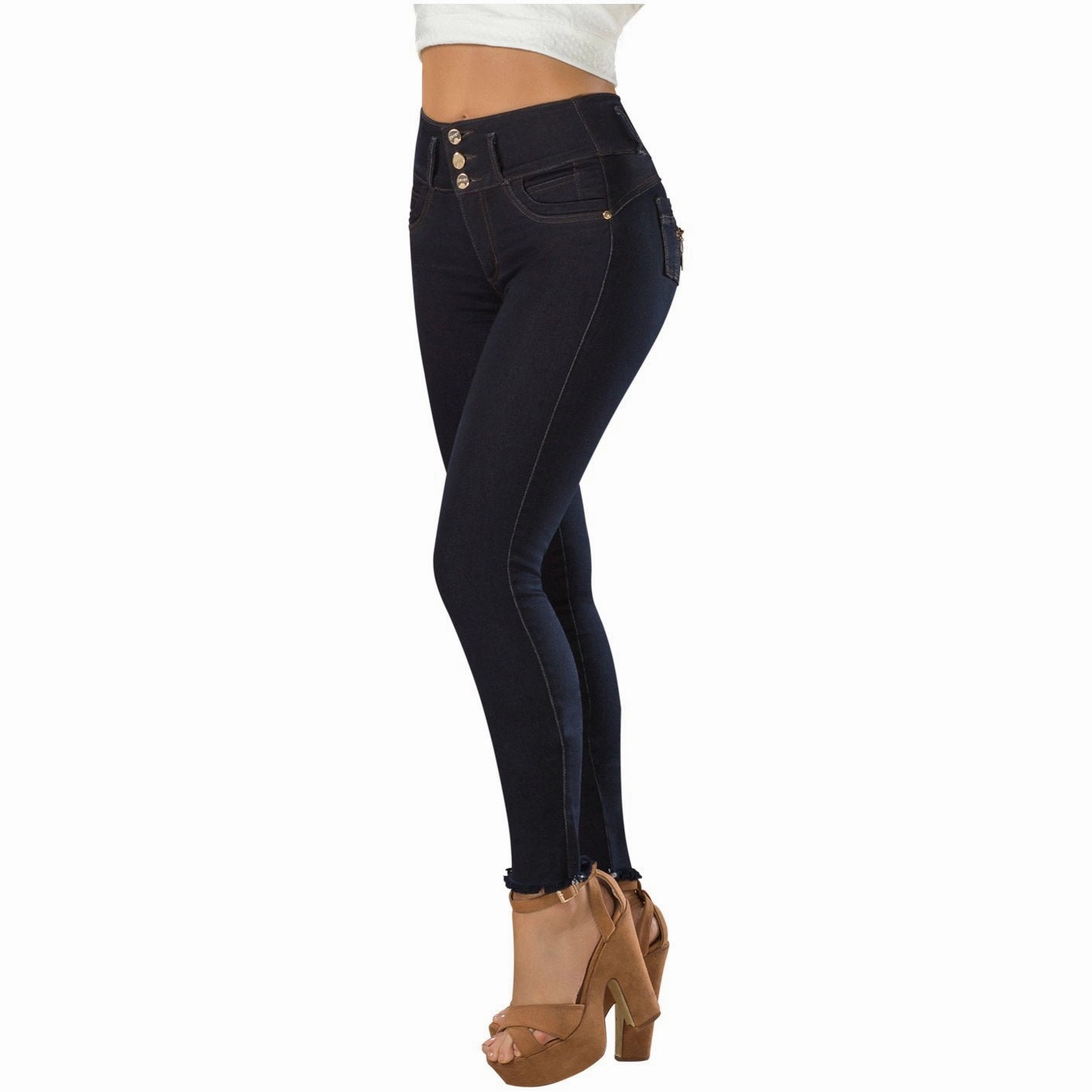 DRAXY 1321 Colombian Butt Lifting Skinny Jeans