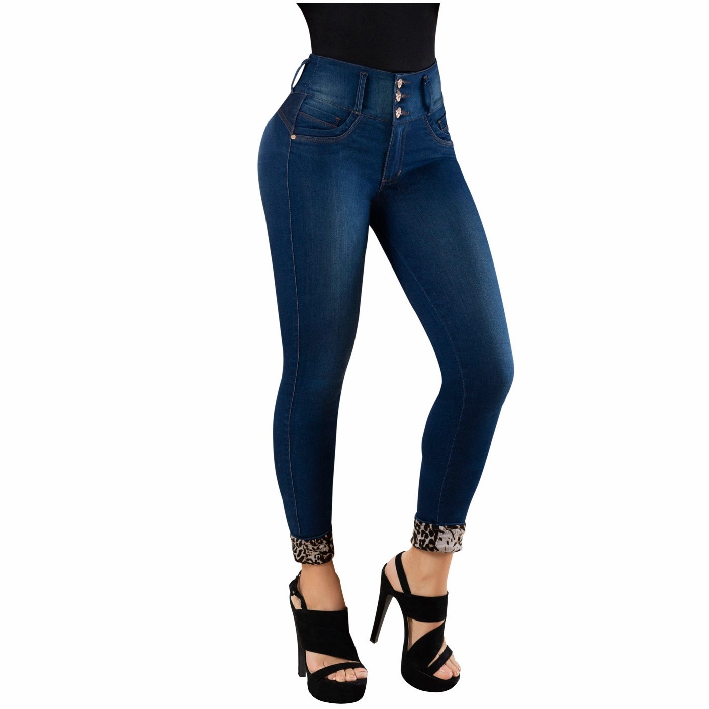 DRAXY 1322 Women Colombian Butt lifter Skinny Jeans