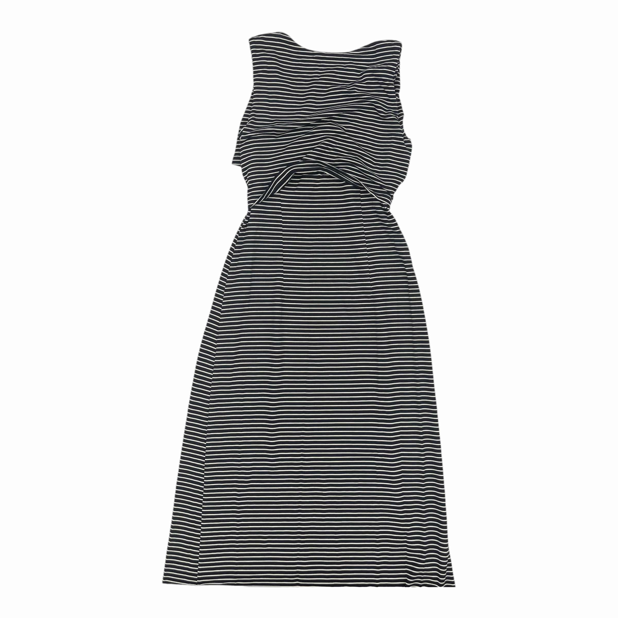 Dress Casual Maxi By Cabi In Blue & White, Size:S