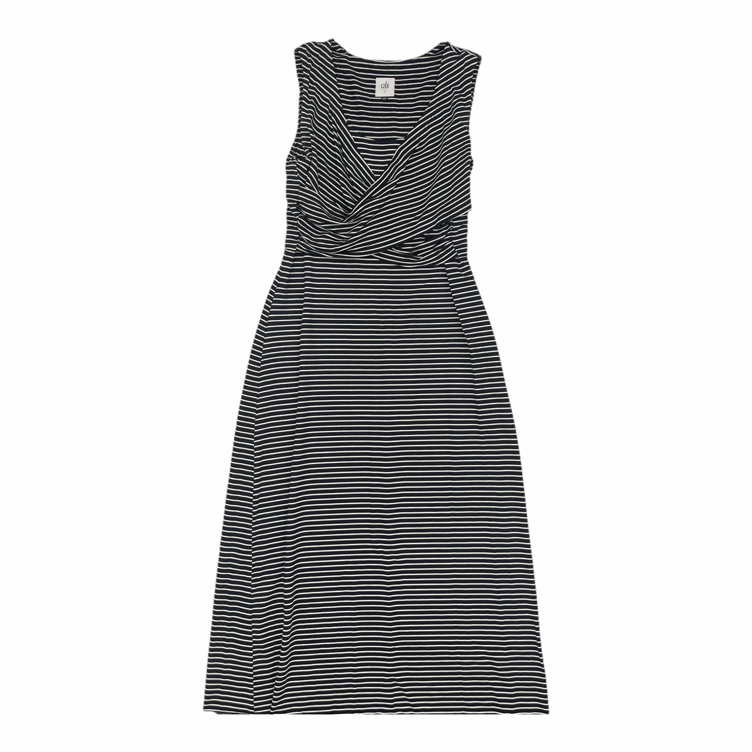 Dress Casual Maxi By Cabi In Blue & White, Size:S