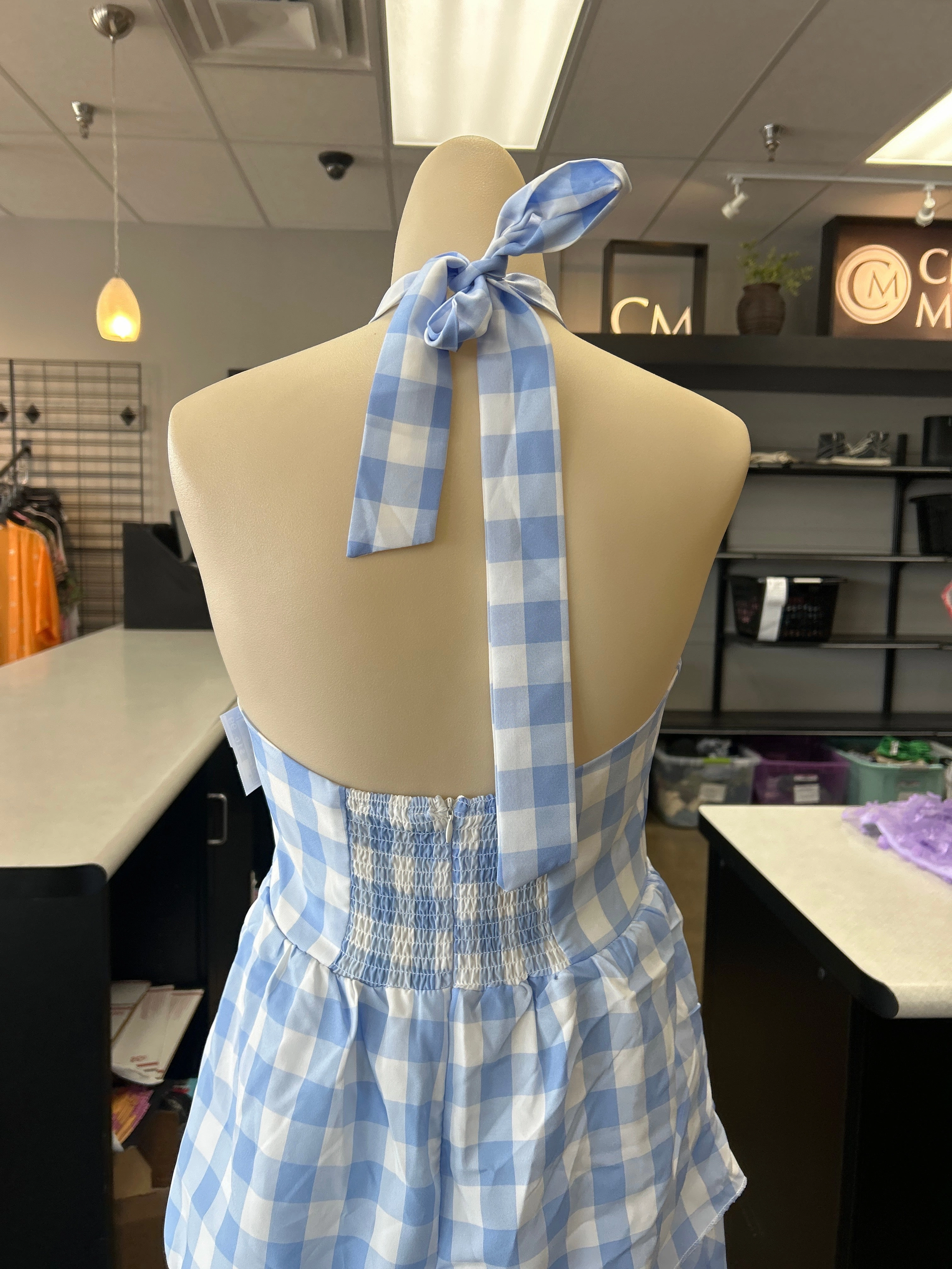 Dress Casual Maxi By Clothes Mentor In Blue & White, Size:S