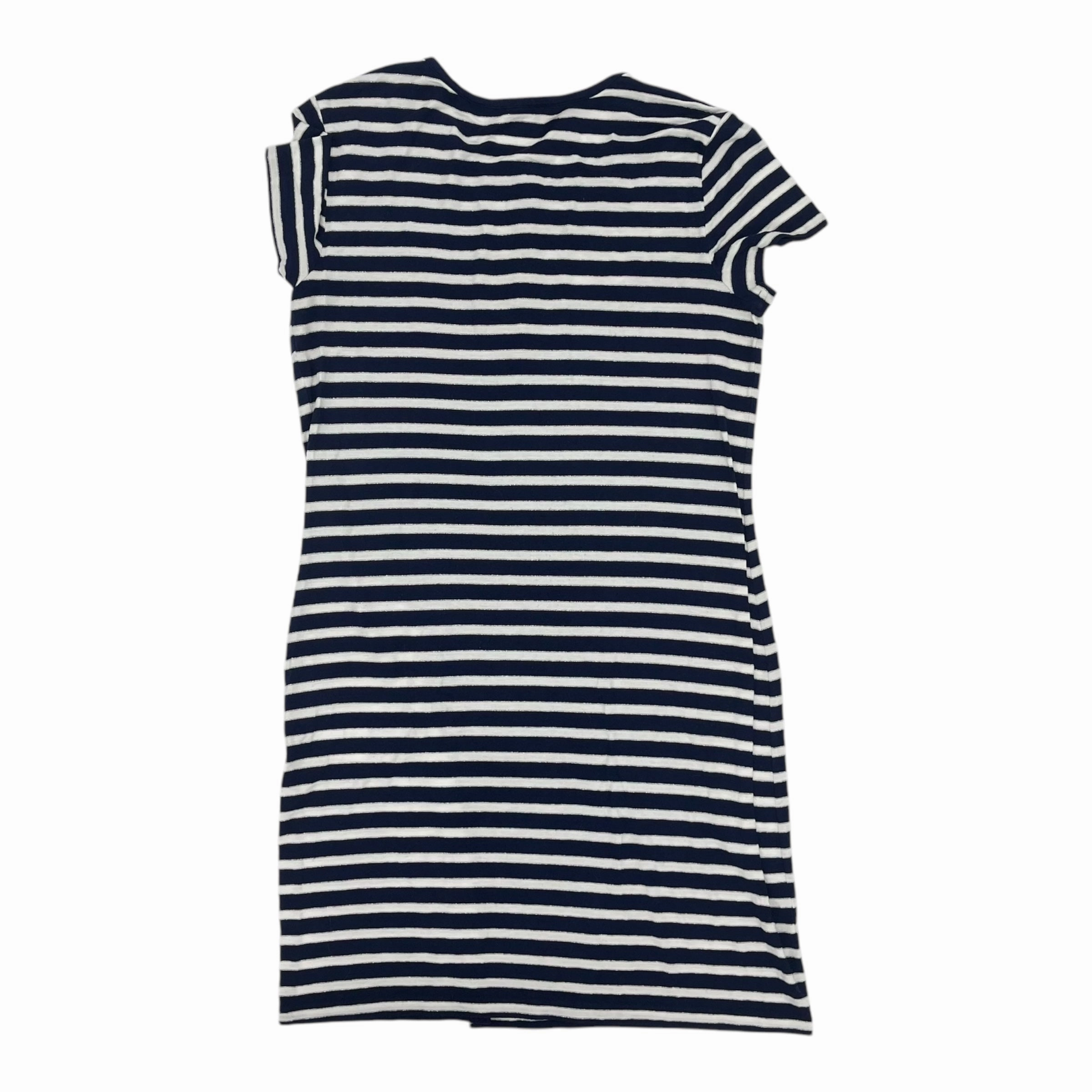 Dress Casual Short By Brooks Brothers In Blue & White, Size:L