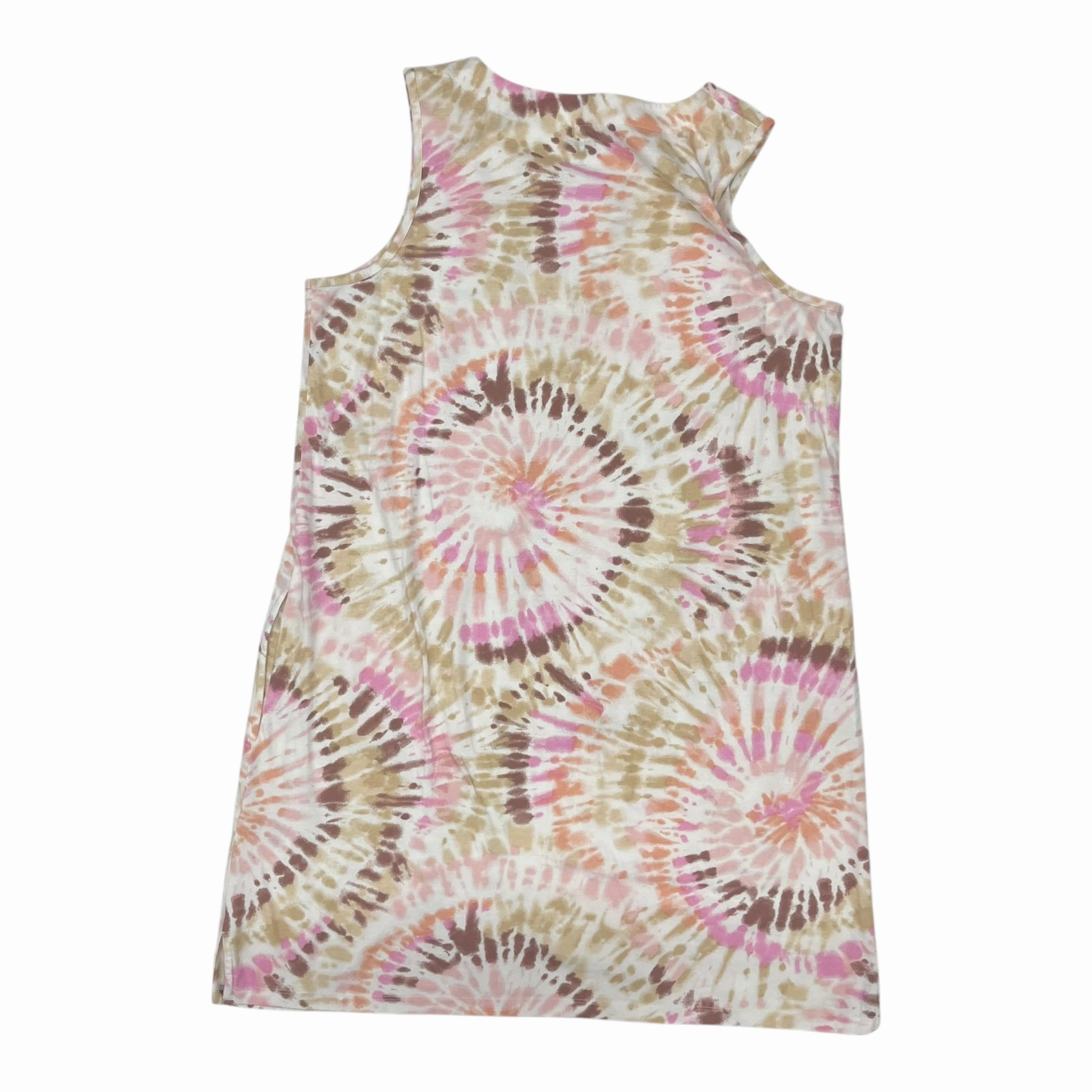 Dress Casual Short By Lands End In Tie Dye Print, Size:L