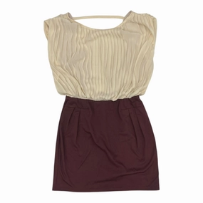 Dress Party Short By Lush In Cream & Red, Size:S