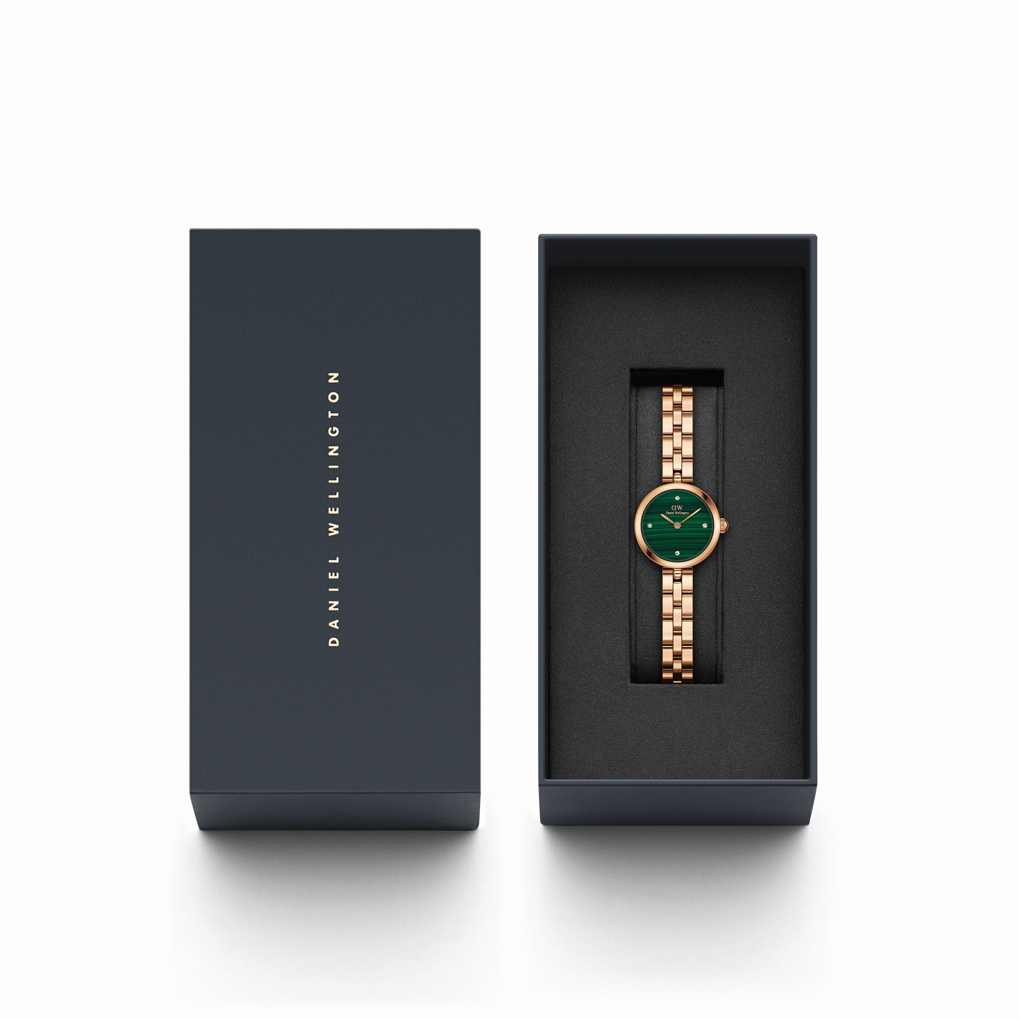 Elan Lumine Malachite Rose Gold