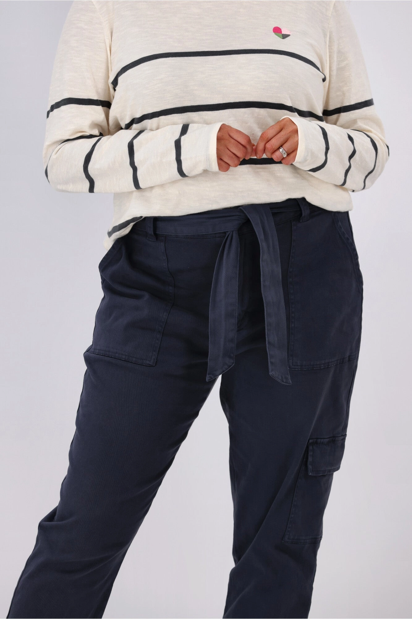 Elm Dahlia Cargo Pant Navy