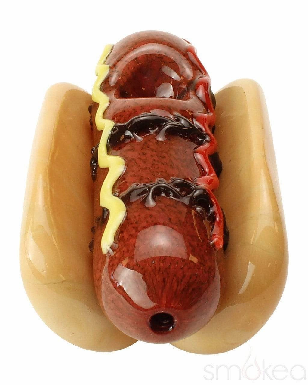 Empire Glassworks Hot Dog Hand Pipe