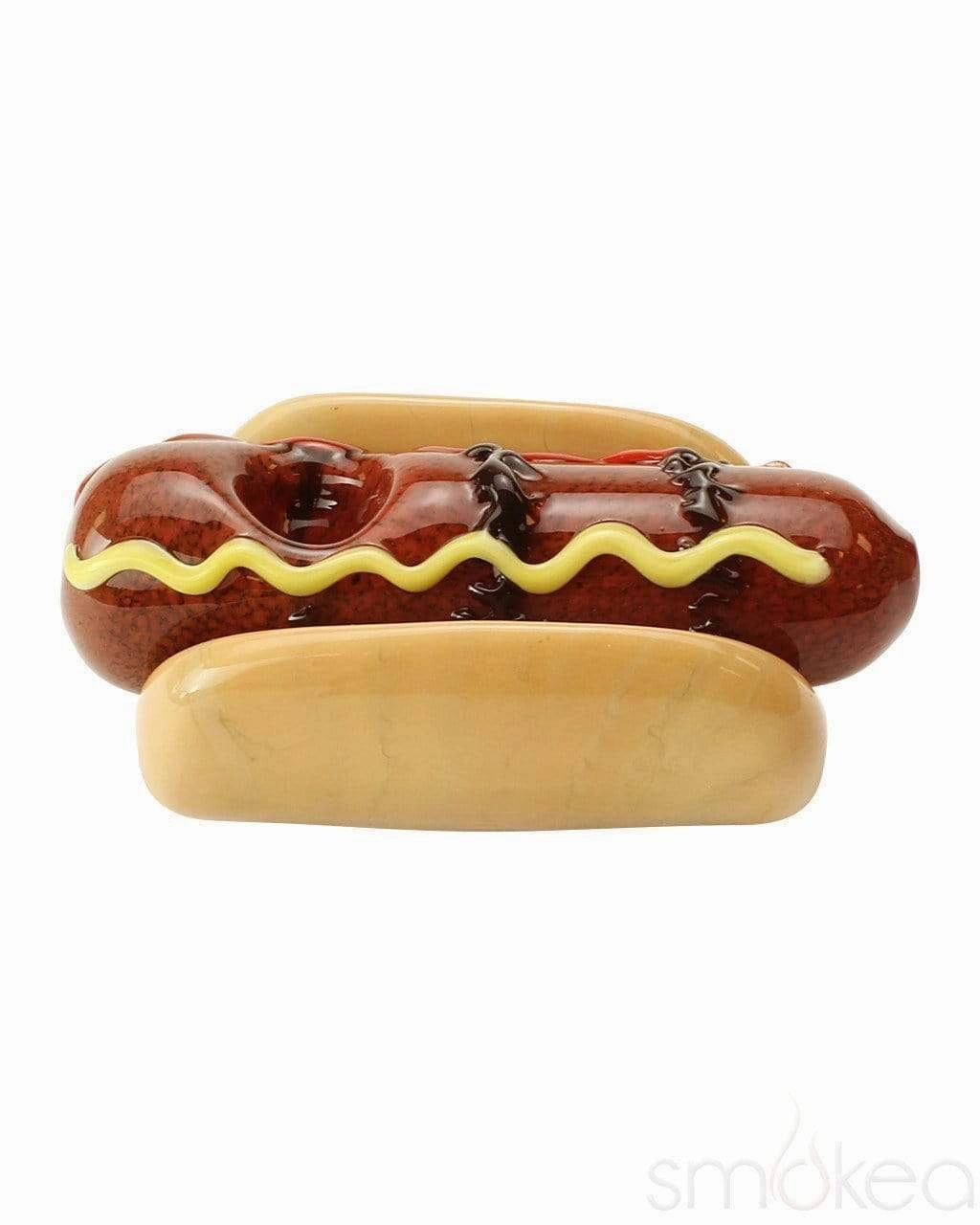 Empire Glassworks Hot Dog Hand Pipe