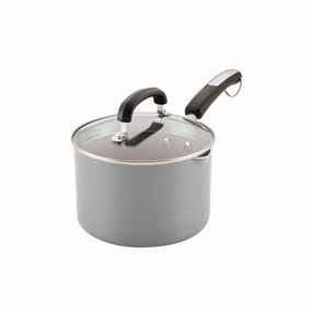 Farberware Eco Advantage Ceramic Aluminum Dishwasher Safe Non-Stick Sauce Pan - GRAY ONE SIZE