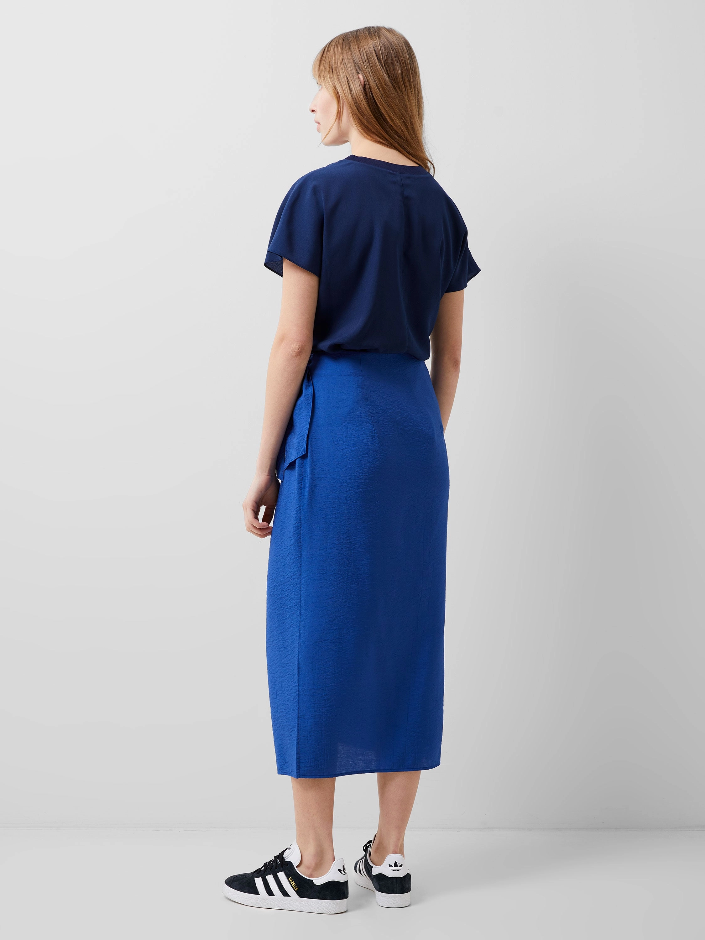 Faron Drape Midi Skirt