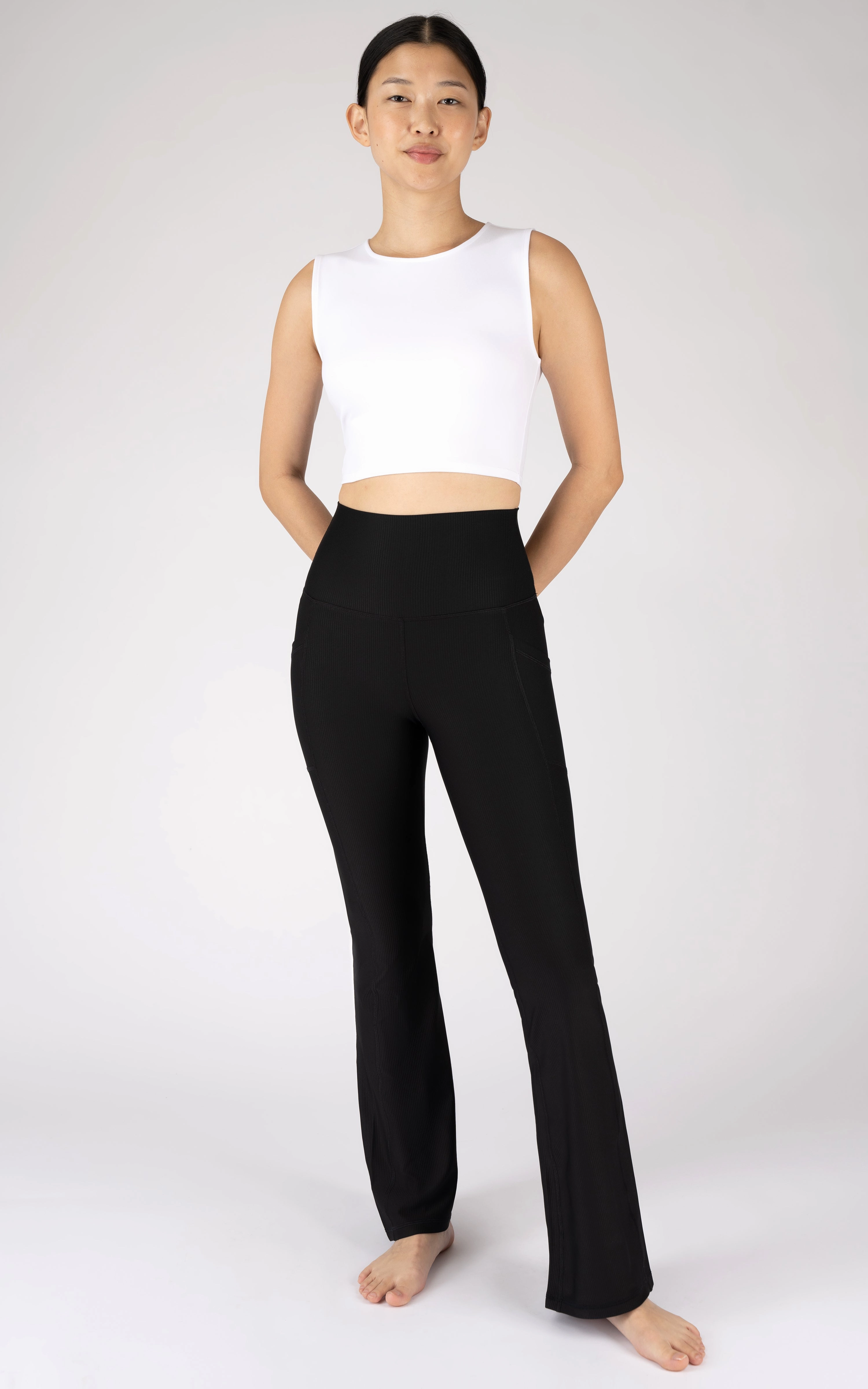 Felix Lux Ribbed Rachel Micro Flared Pant