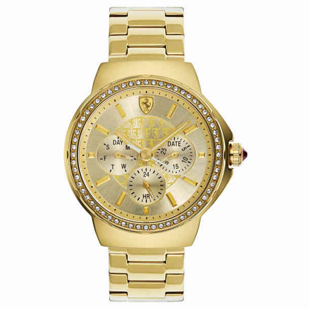 Ferrari Donna 820016 Yellow Stainless Steel Japanese Quartz Women's Watch