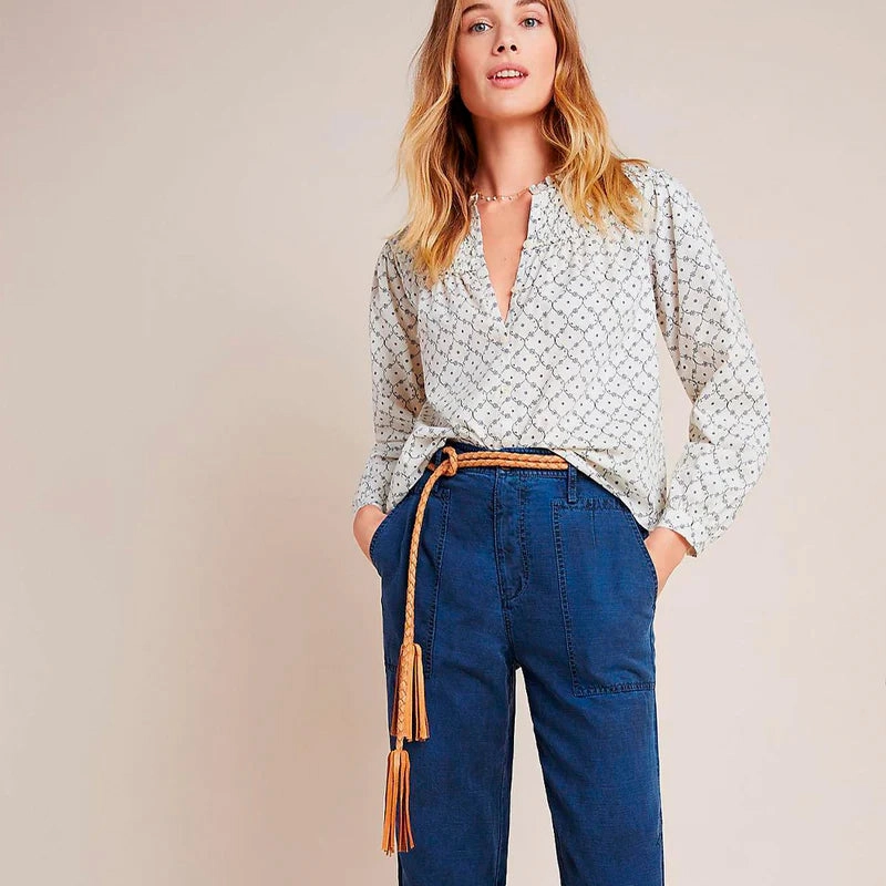 Fringe Soga Leather Belt