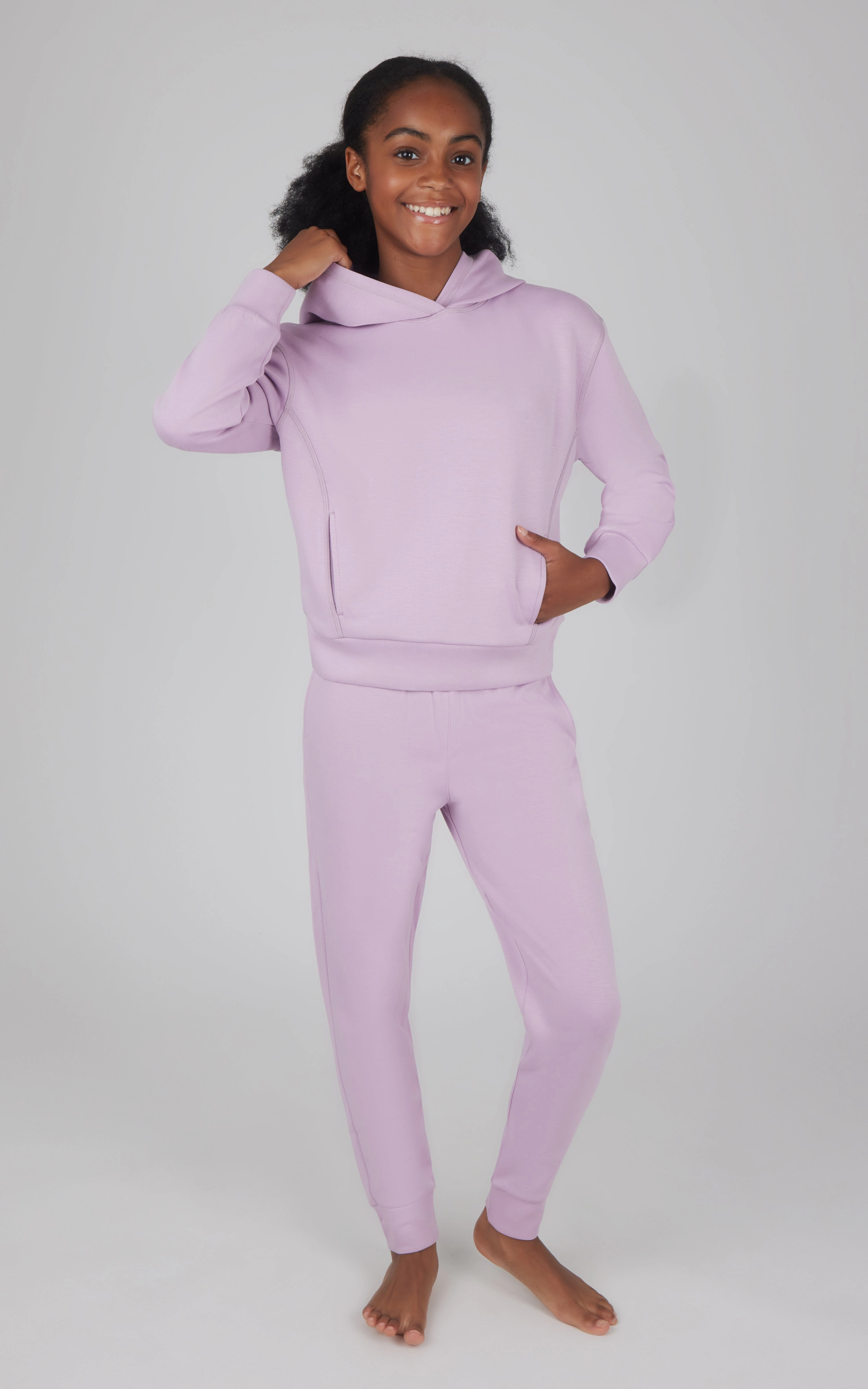 Girls 2 PC Pullover Hoodie   Jogger Set
