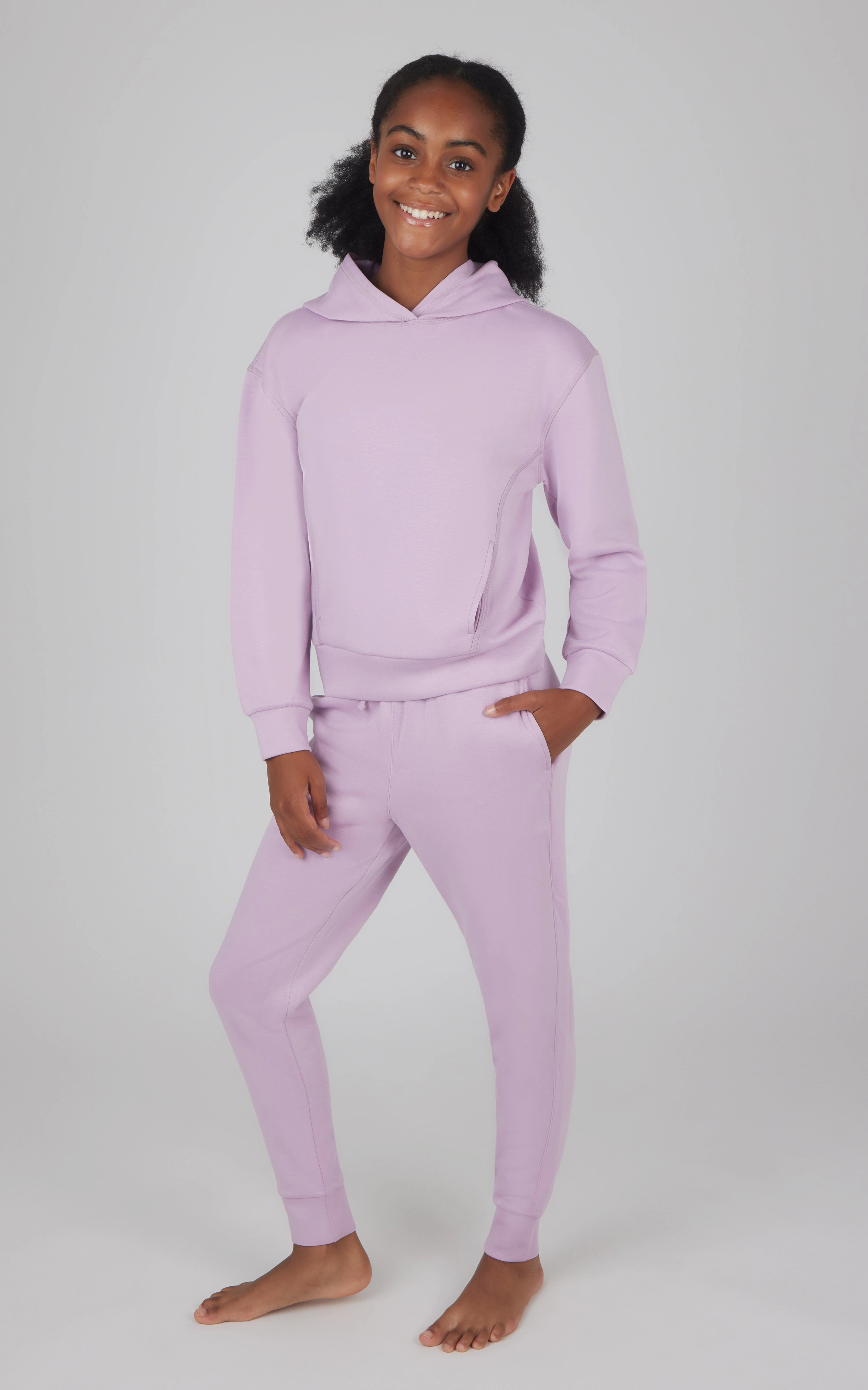 Girls 2 PC Pullover Hoodie   Jogger Set