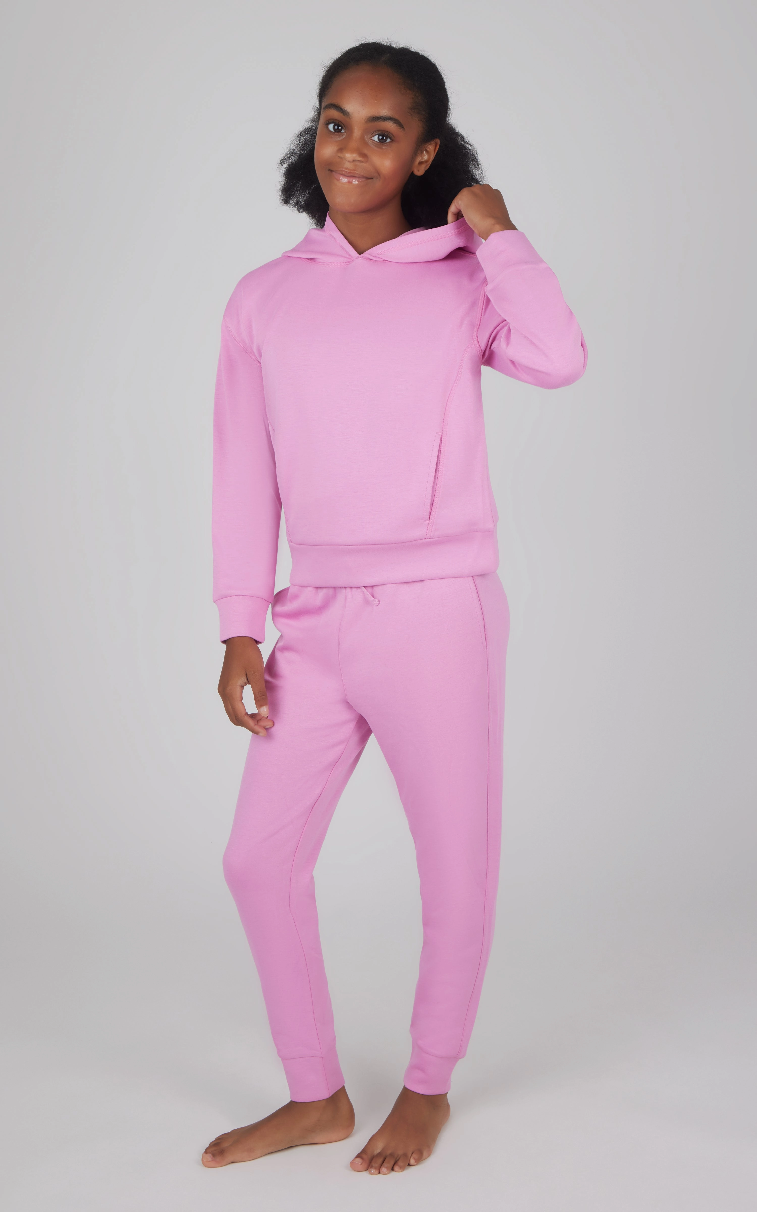 Girls 2 PC Pullover Hoodie   Jogger Set