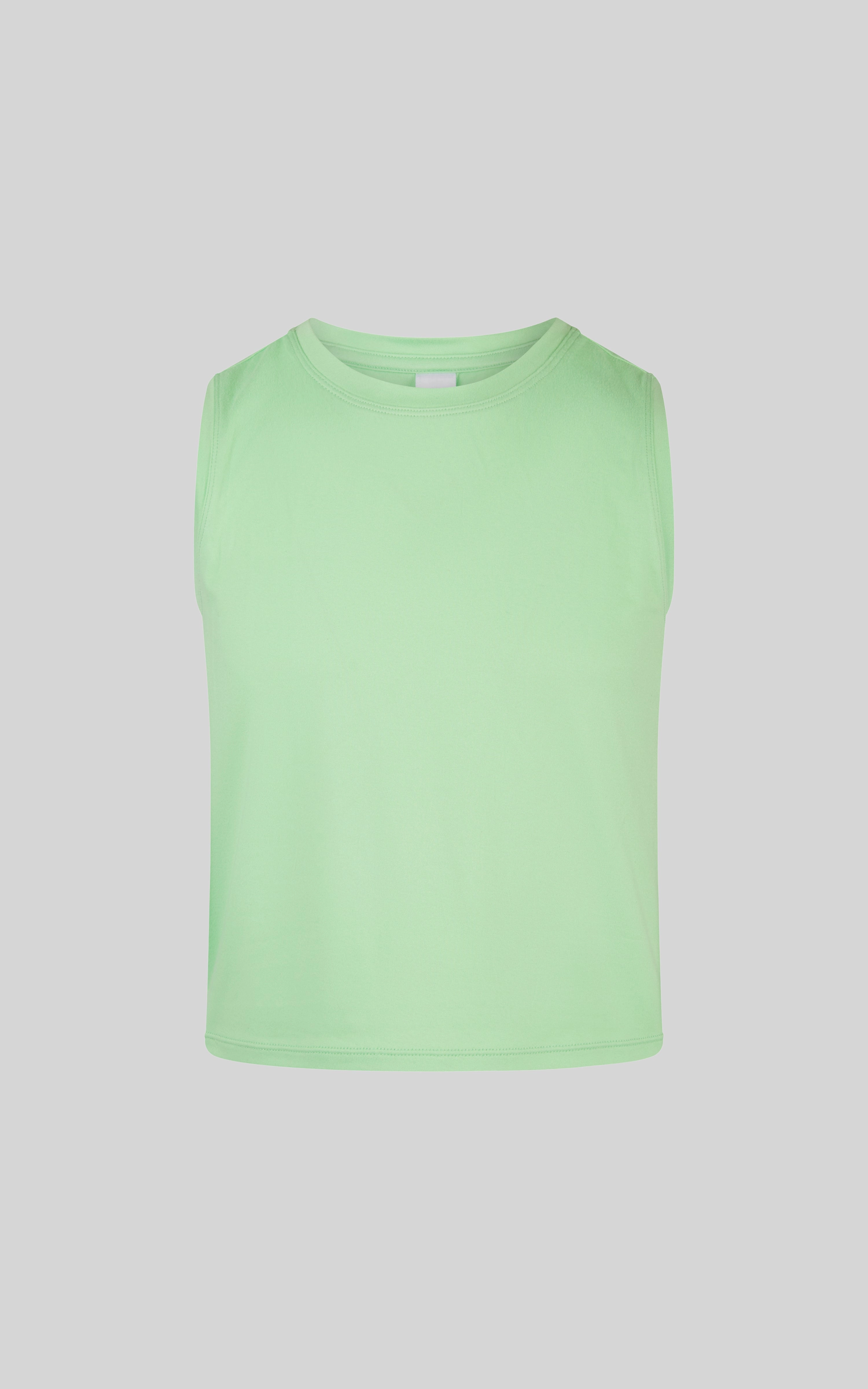 Girls 2 PK Twist Tank and Crew Neck Tank Top
