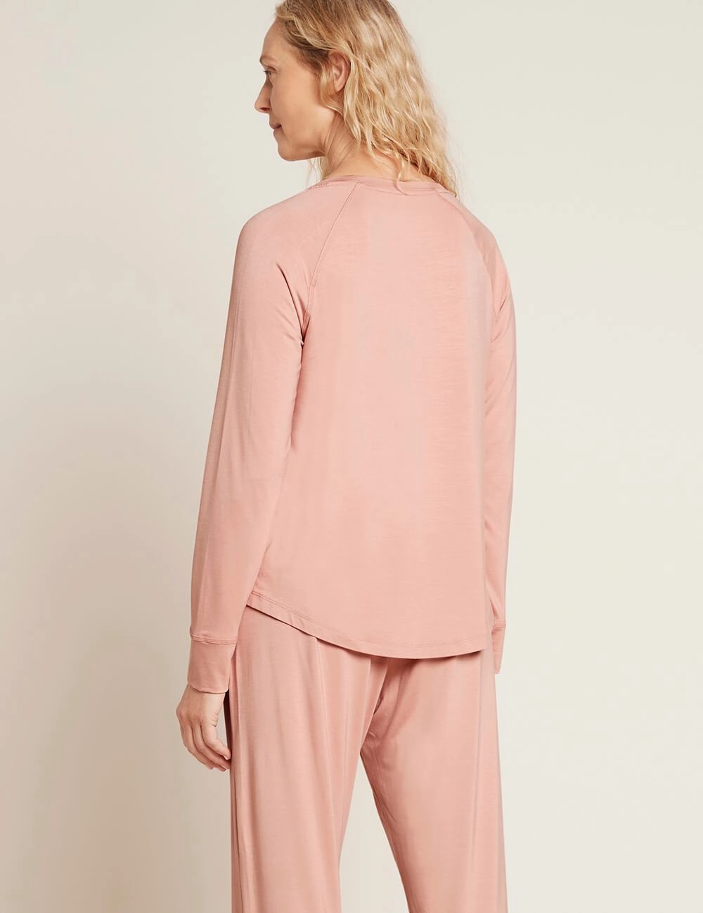 Goodnight Raglan Sleep Top - Dusty Pink