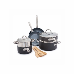 Green Pan Lima Ha Ceramic Nonstick 12-Pc. Cookare Set CW000545-004 - GRAY ONE SIZE