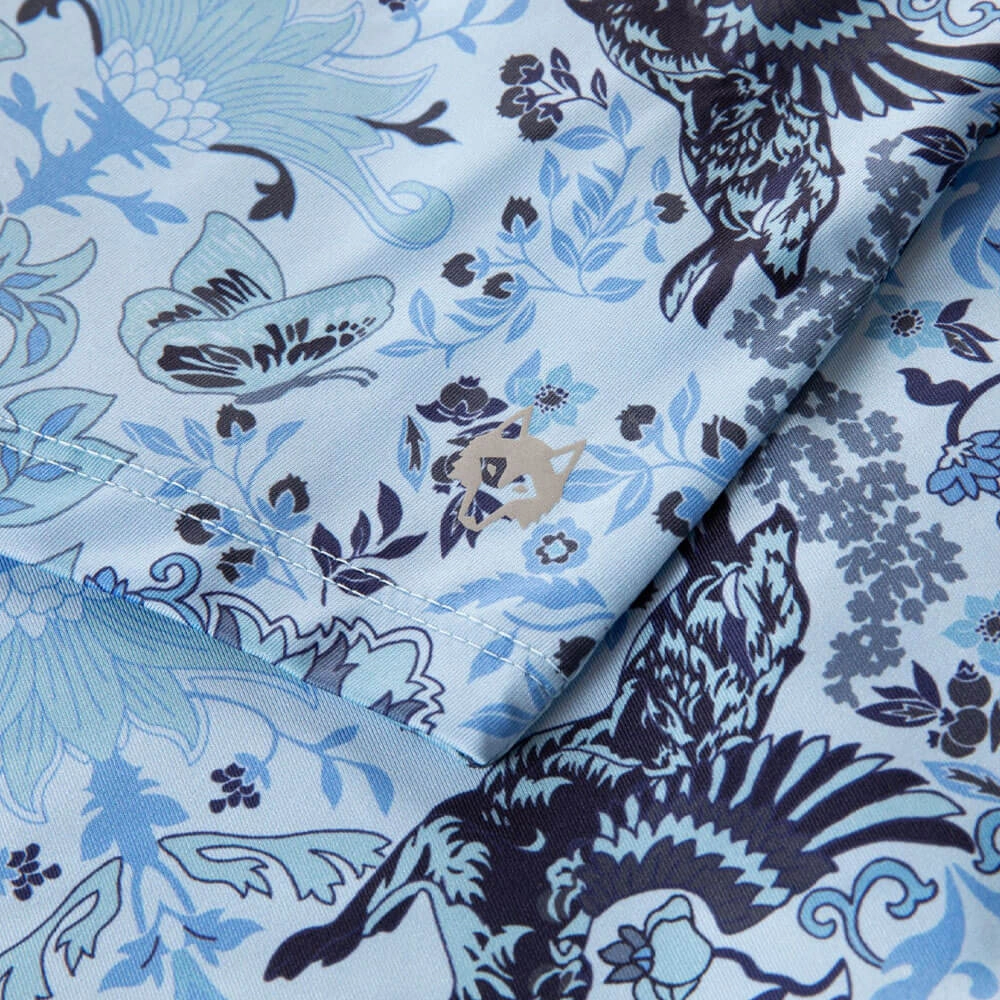 Greyson Winged Wolf Lace Scarlett Golf Polo Wolf Blue - SP25 Women