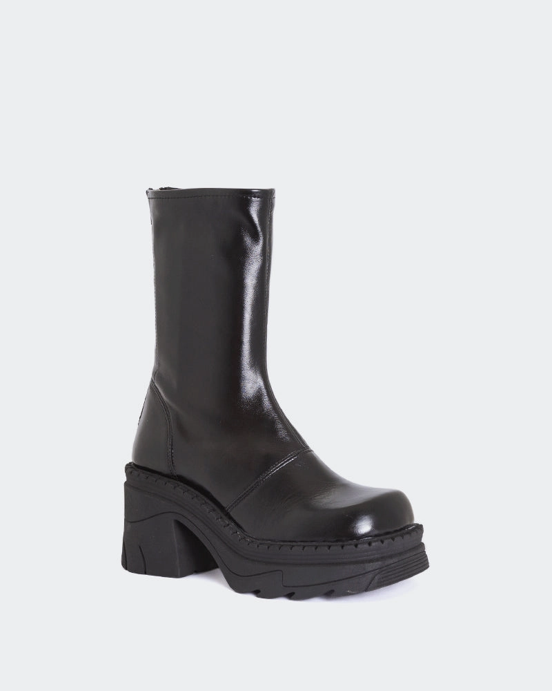 Grover Black Leather