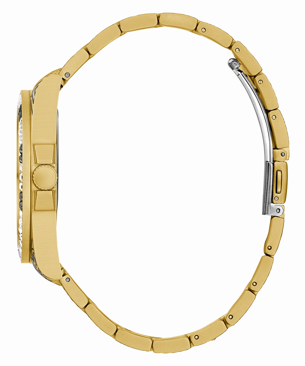 GUESS Mens Gold Tone Analog Watch