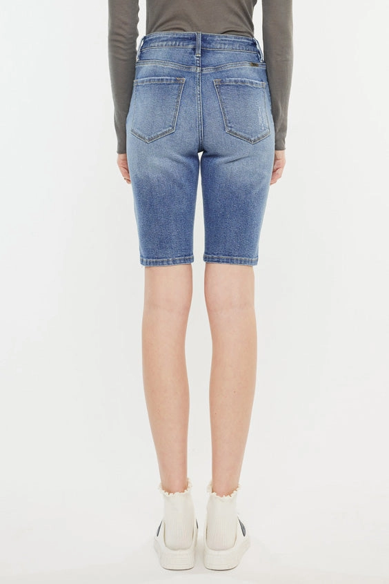 Halima  High Rise Bermuda Shorts