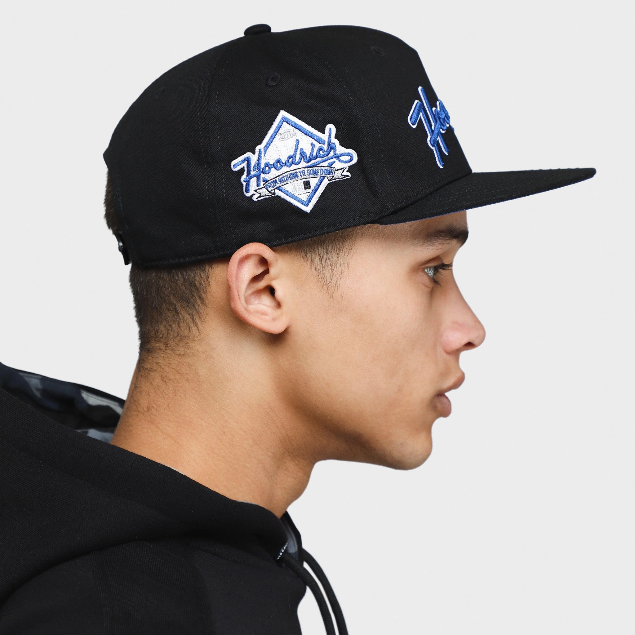 Hoodrich OG Stark 5 Panel Snapback Cap / Black