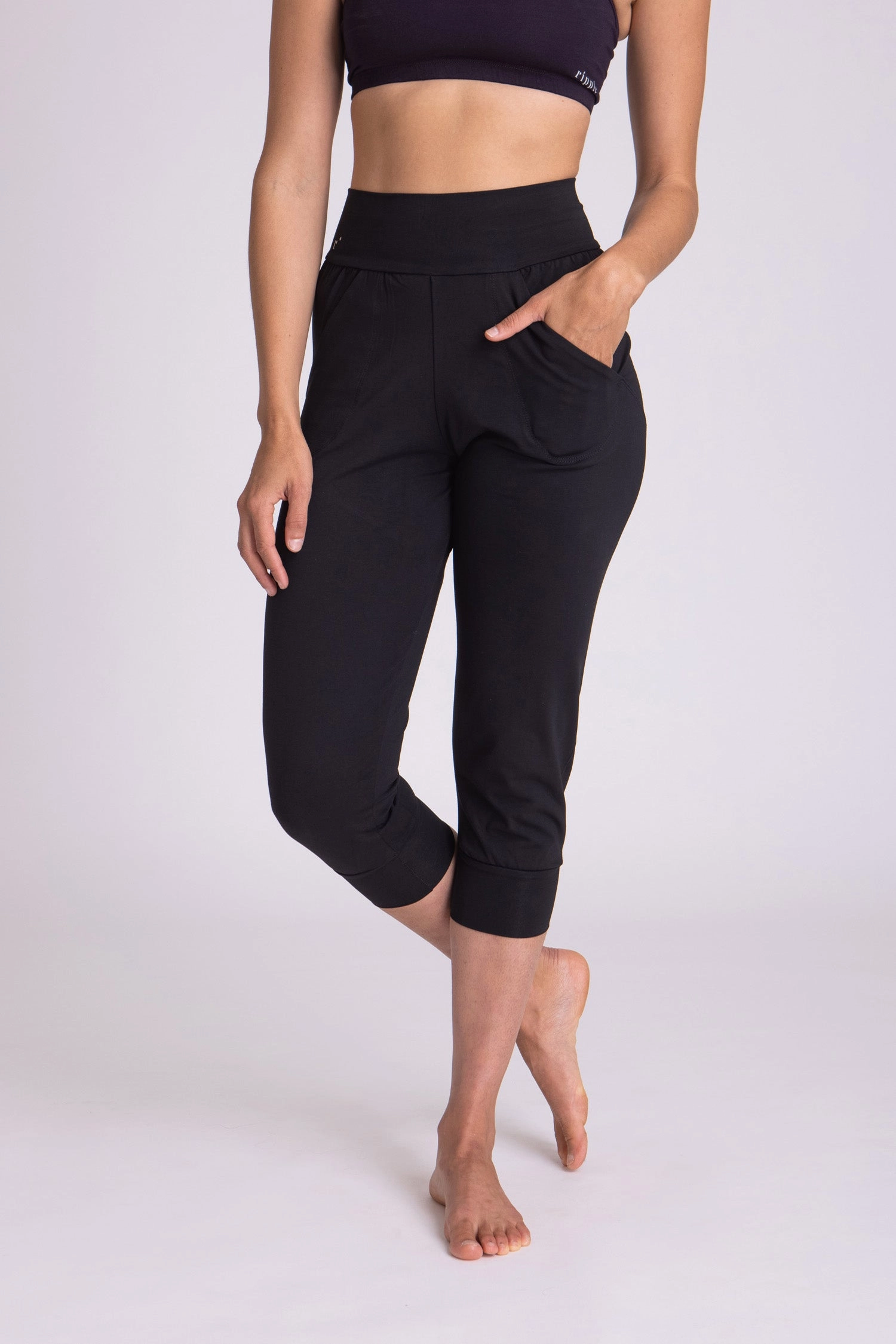 I'mPerfect Organic Cotton Slouchy Capri Pants 50%off