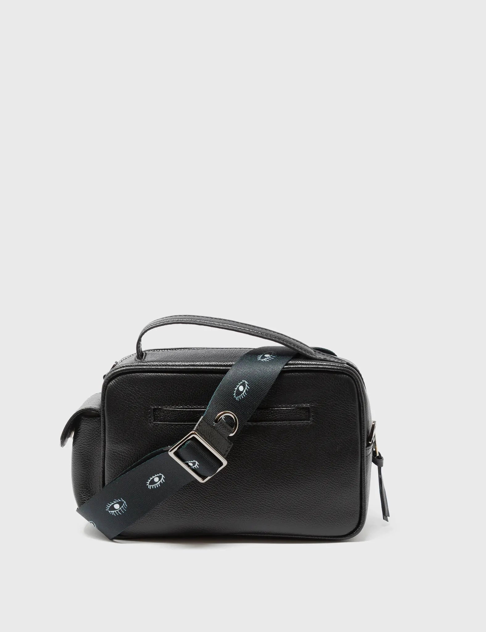 Ilan Radio Medium Black Crossbody Bag - Tangle Tales Black Design