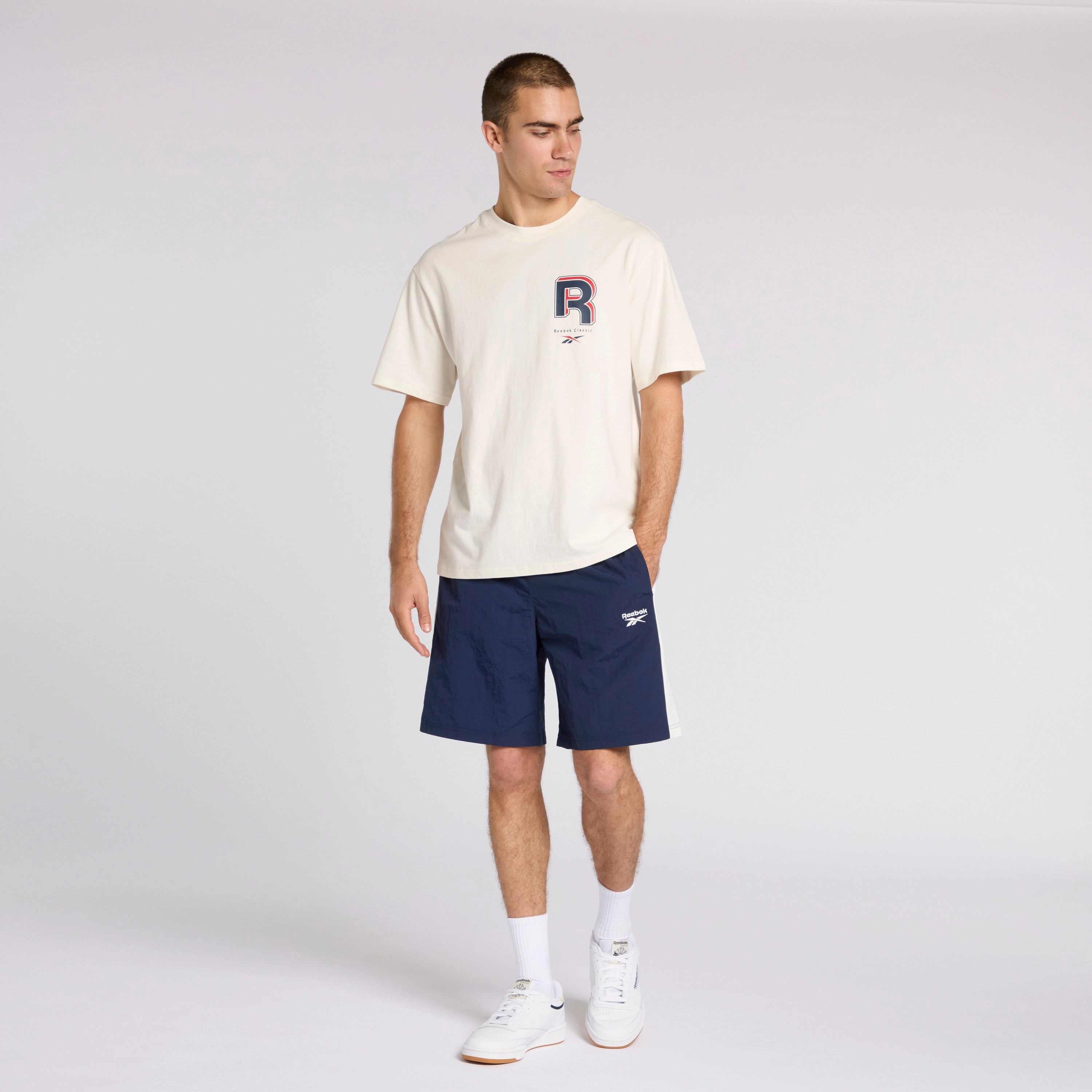 Ivy League Woven Short Vector Navy
