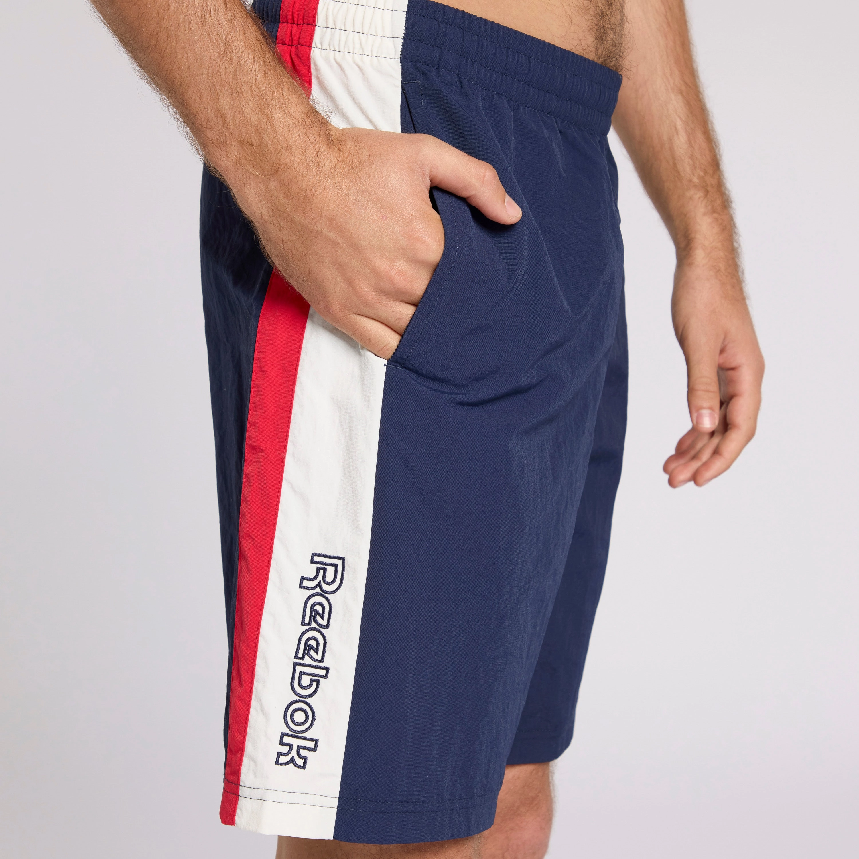 Ivy League Woven Short Vector Navy