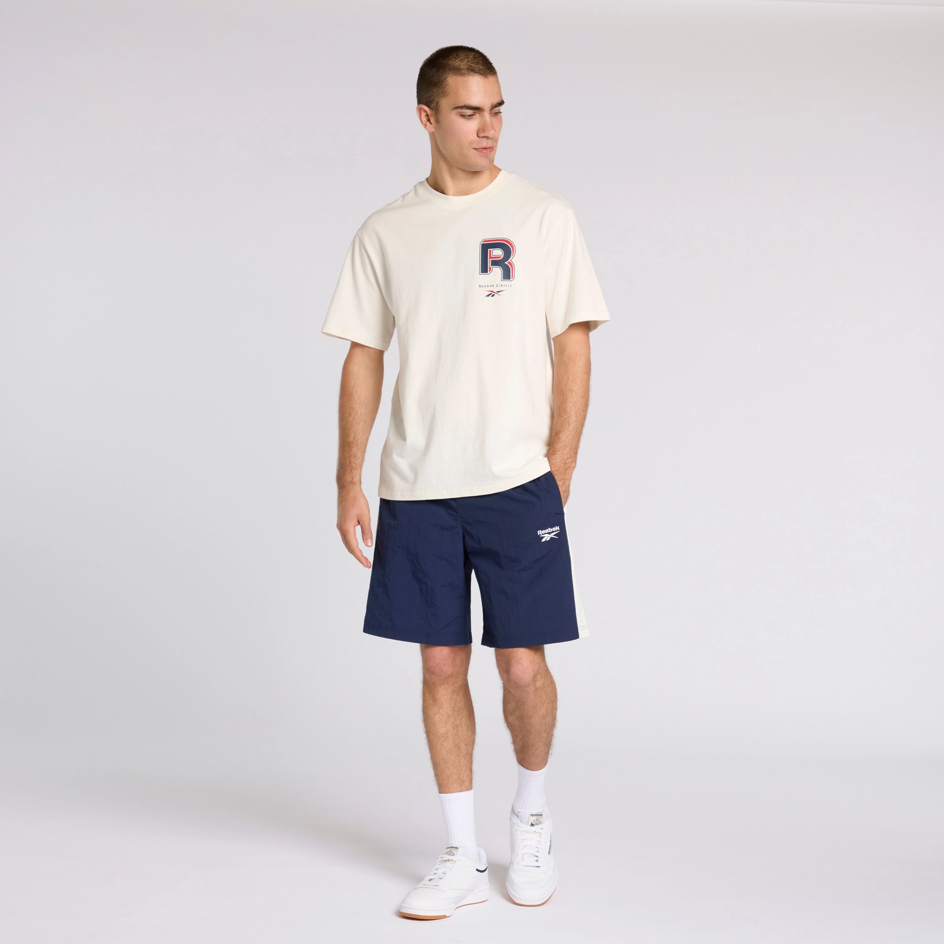Ivy League Woven Short Vector Navy