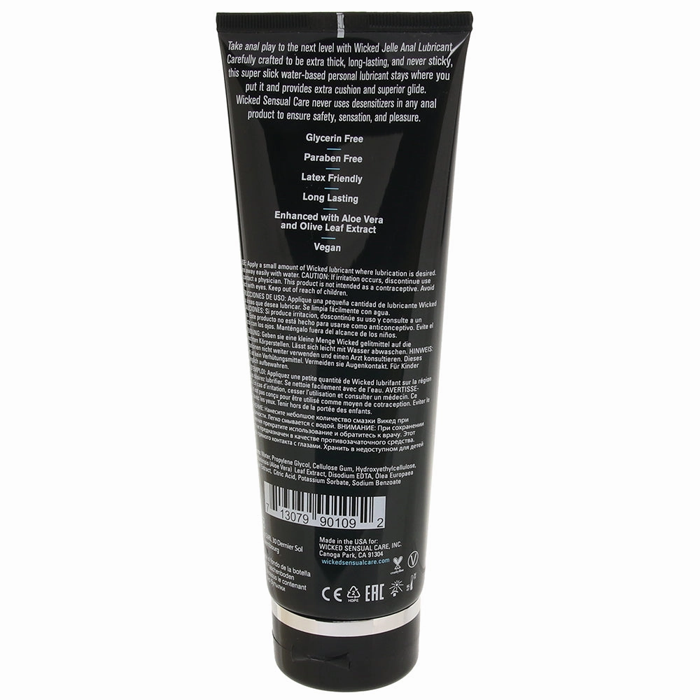 Jelle Water Based Anal Lubricant in 8oz/240ml