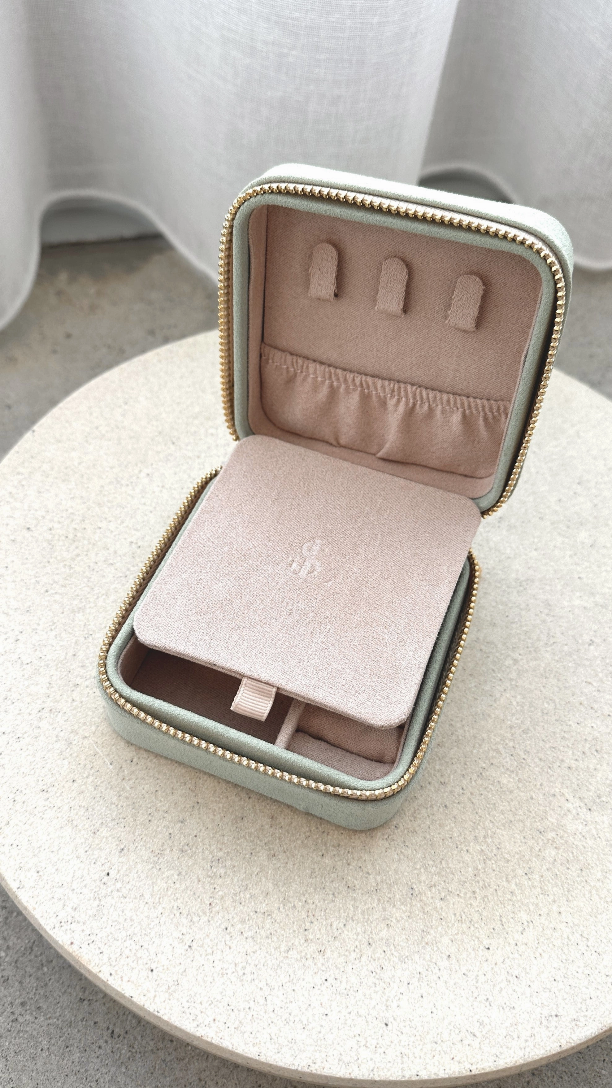 July Jewellery Box - Sage