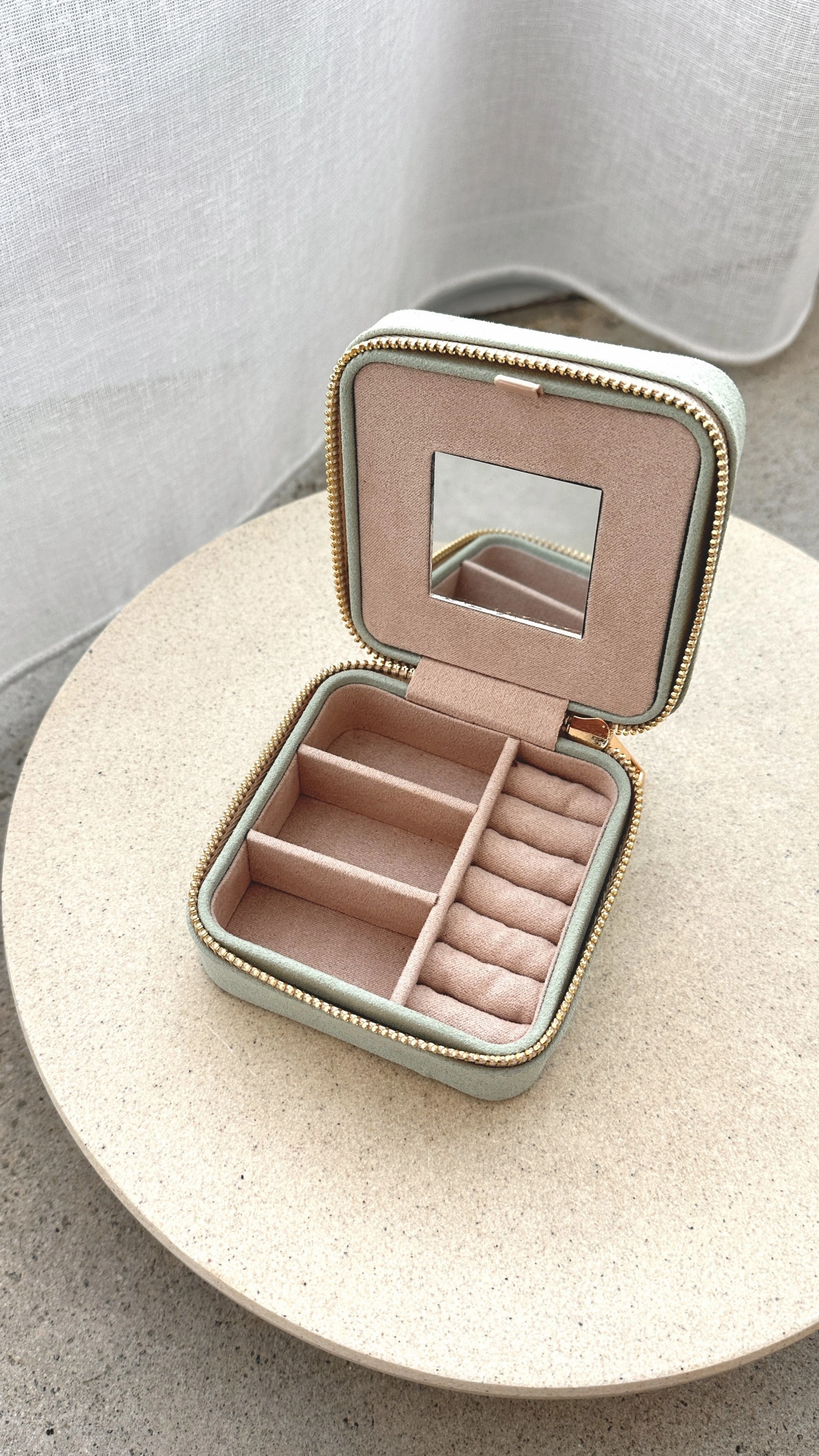 July Jewellery Box - Sage