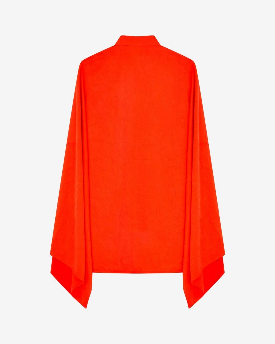 Kimono Sleeve Shirt - Bright Red