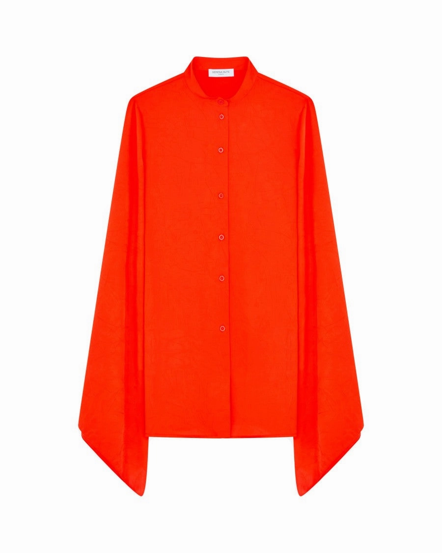 Kimono Sleeve Shirt - Bright Red