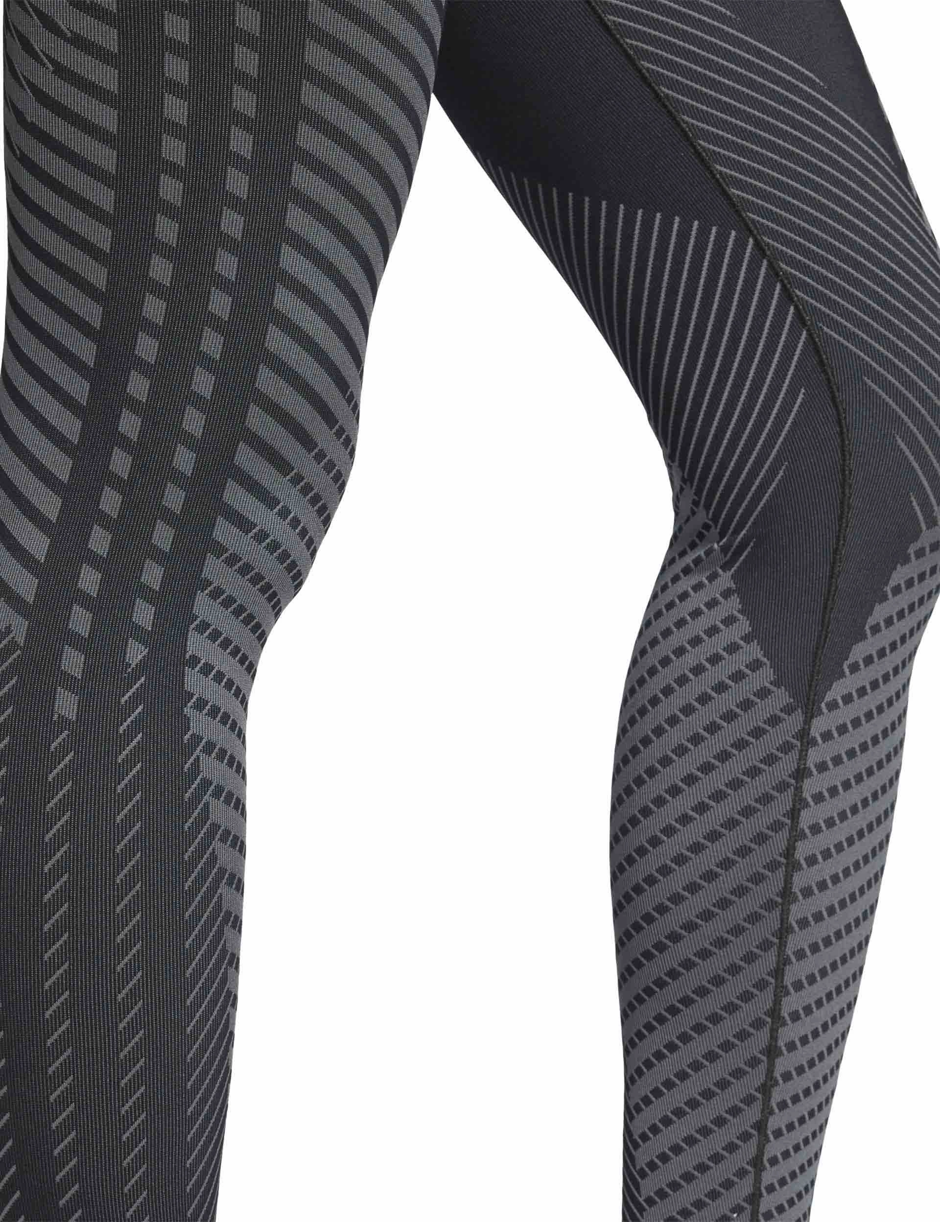 Knitted Training 7/8 Leggings - Black/Grey Six