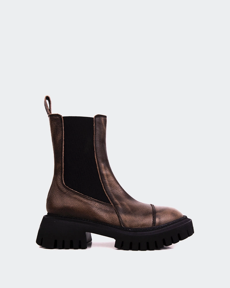 Laroi Charcoal Leather