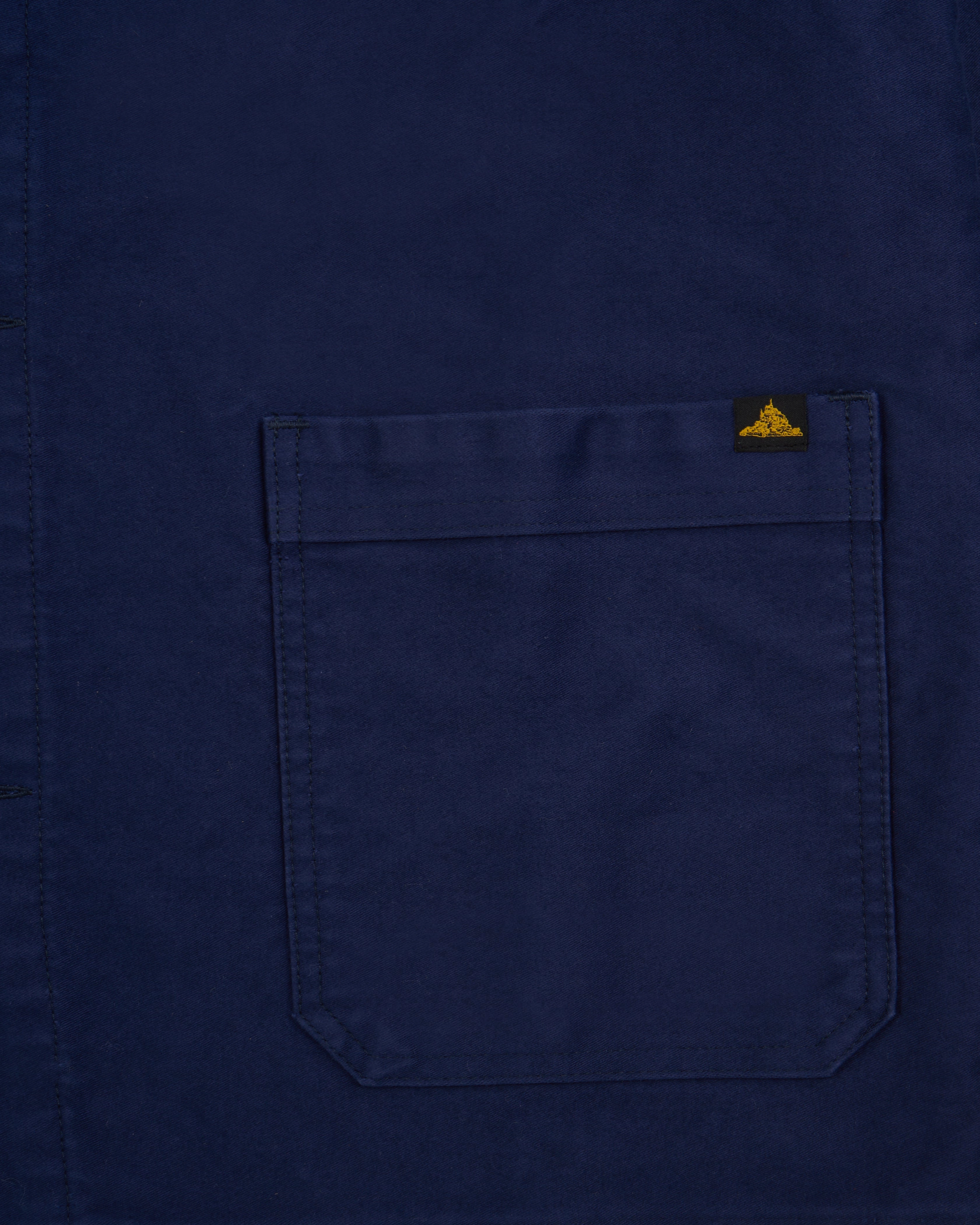 Le Mont St Michel Moleskin Authentic Work Jacket - Blue