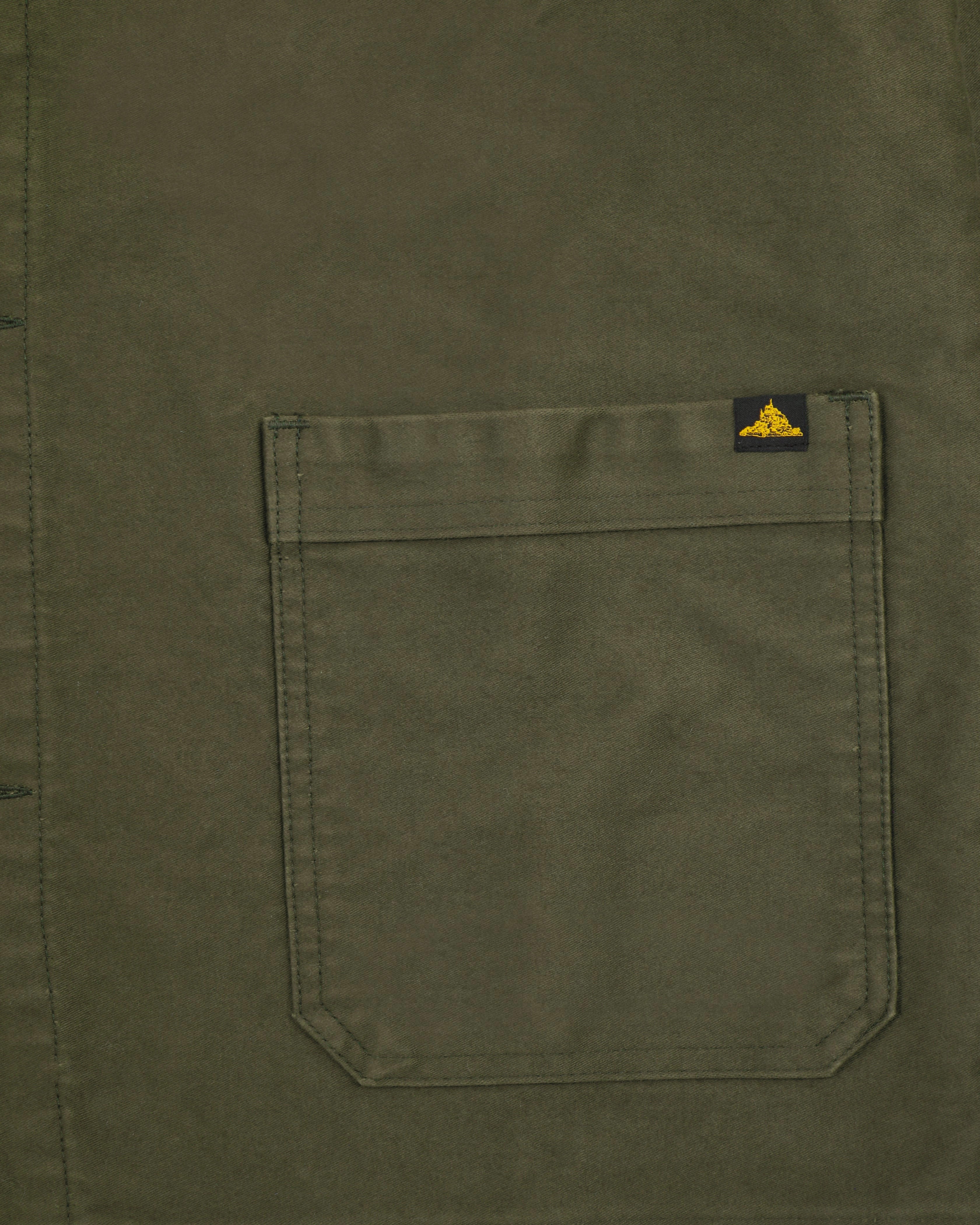 Le Mont St Michel Moleskin Authentic Work Jacket - Khaki