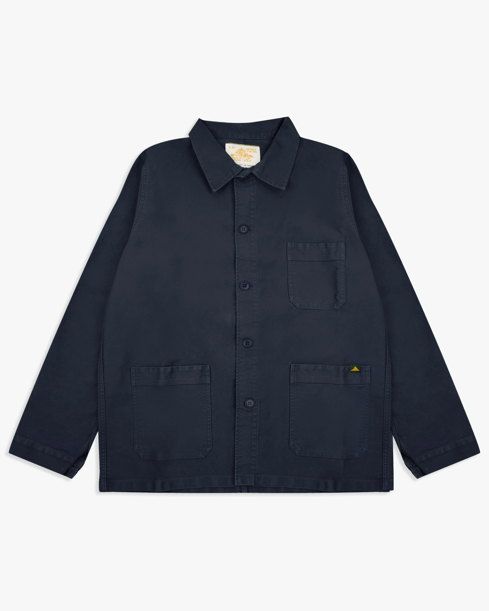 Le Mont St Michel Moleskin Authentic Work Jacket - Navy