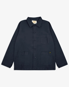 Le Mont St Michel Moleskin Authentic Work Jacket - Navy