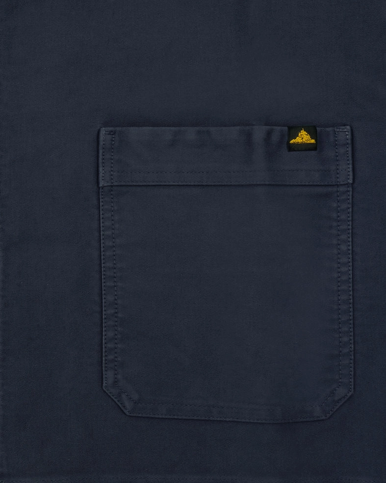 Le Mont St Michel Moleskin Authentic Work Jacket - Navy