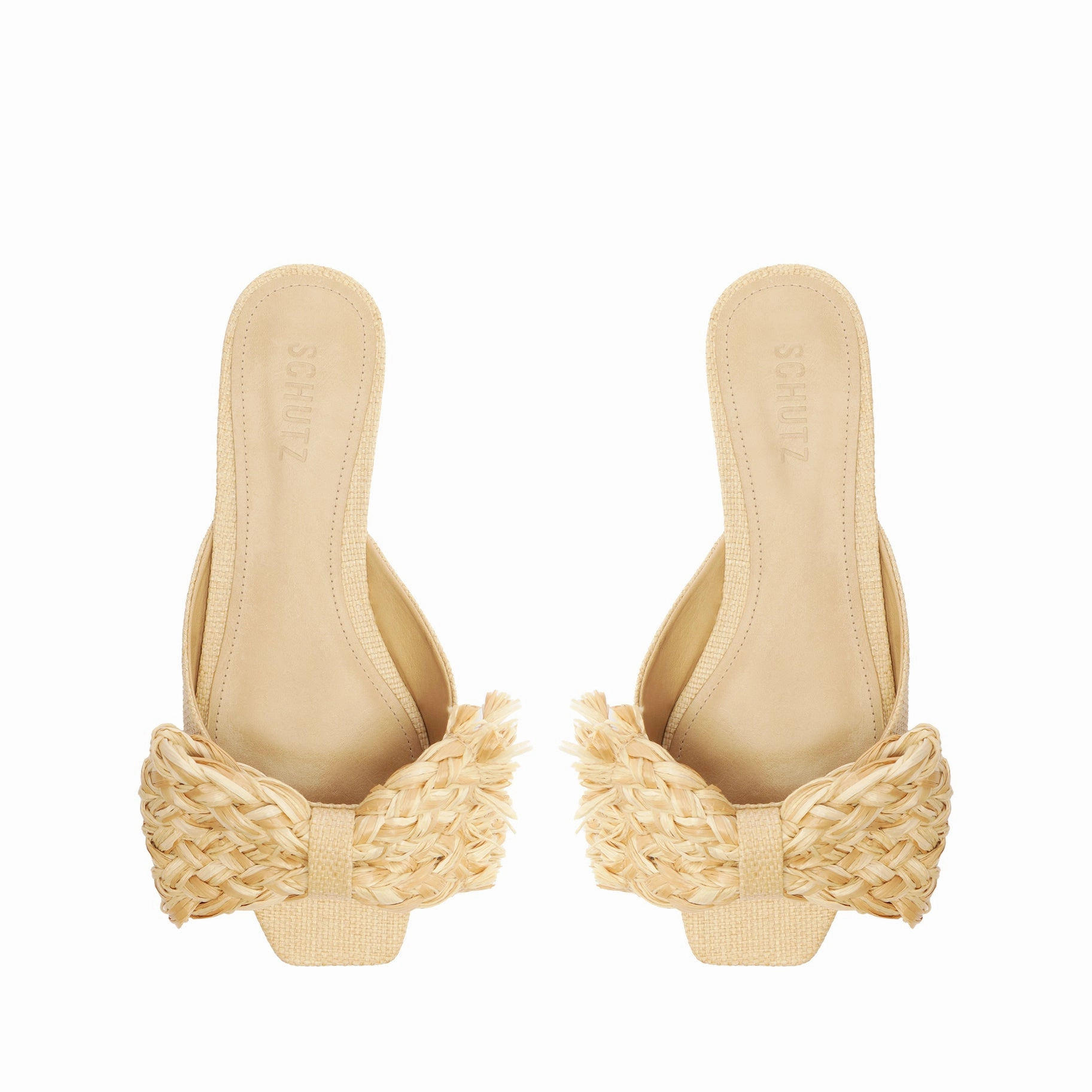Lienne Straw Flat Sandal