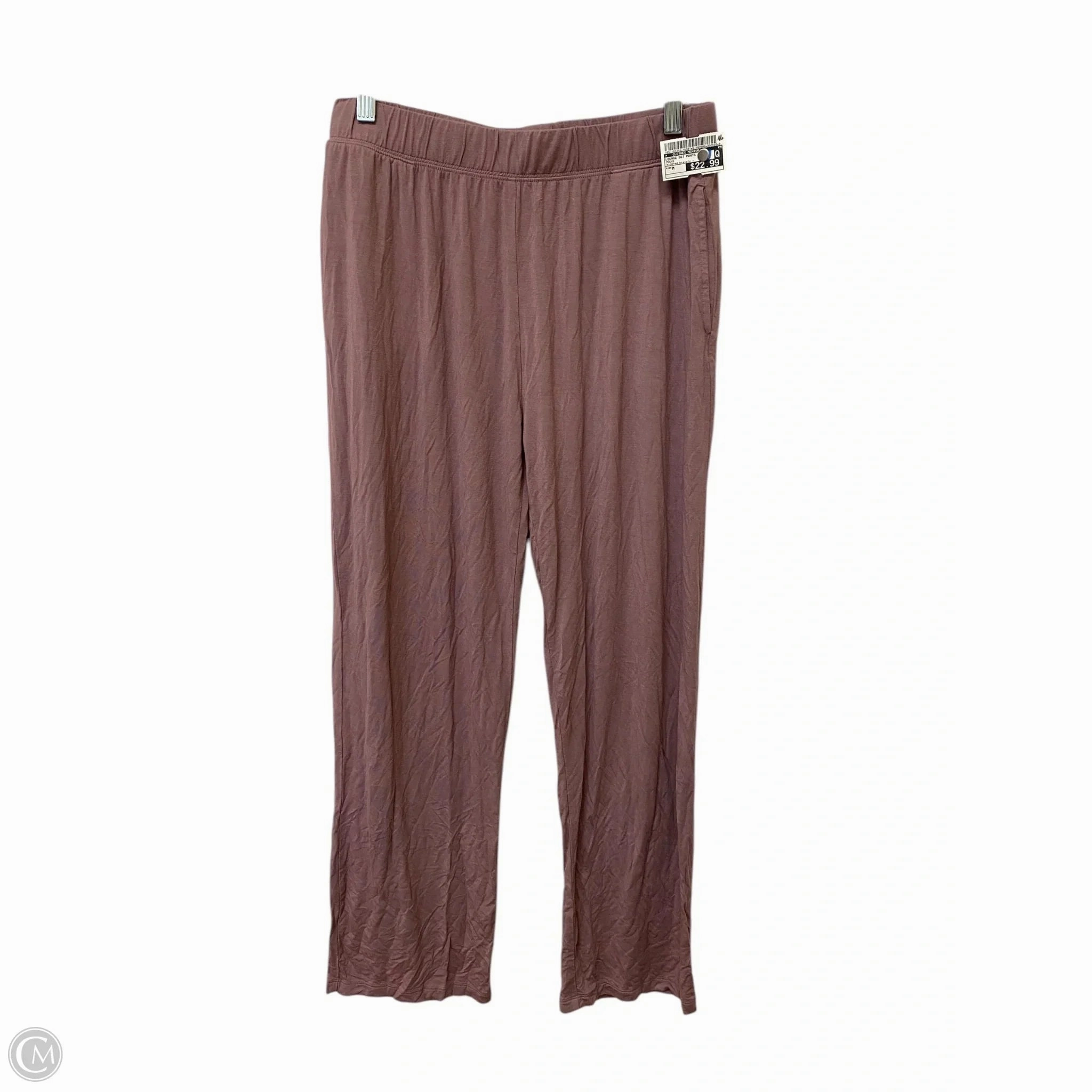 Lounge Set Pants By Clothes Mentor In Mauve, Size: M